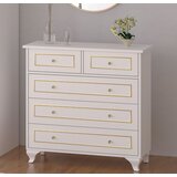 Hanah home Komoda Rb-091, 90x86x40 cm, Bela | ePonuda.com