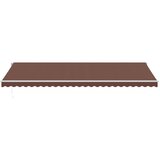 Tenda na ručno uvlačenje s LED smeđa 600x350 cm | shoptok.hr
