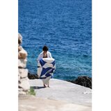 noo.ma Modro-kremno bela odeja 150x200 cm Tul – | Shoptok.si