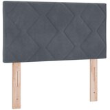  Podesivi krevet s madracem Tamnosiva 80 x 200 cm Baršun | shoptok.hr