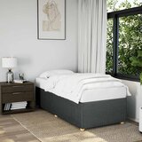  Okvir za krevet bez madraca tamnosivi 90x200 cm od tkanine | shoptok.hr