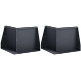  Zid za zadržavanje 2 kom. 50 x 50 x 40 cm Čelik Antracit - Antracit 50 x 50 x 40 cm 2 x 270° kut | shoptok.hr