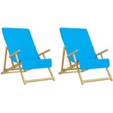  Ručnici za plažu 2 kom tirkizni 60 x 135 cm od tkanine 400 GSM | shoptok.hr