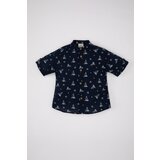 Defacto Baby Boy Flared Poplin Short Sleeve Shirt cene