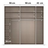 XORA OMARA Z DRSNIMI VRATI, barve grafita | Shoptok.si