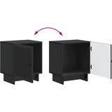  Noćni ormar 2 pcs Crna 43 x 34,5 x 50 cm Konstruirano drvo | shoptok.hr