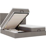 Maison Chic Otomanski Posteljni okvir - Dvoposteljna postelja - Zakonska postelja z vzmetnicami taupe 180x200 cm blago-J1360, (21774716) Cene