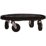  Kolica za biljke s kotačima 3 kom promjer 40 cm crna 275 kg | shoptok.hr