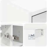  Kopalniška ogledalna omara Bela 73,5 x 16 x 62,5 cm, (5000233081) | Shoptok.si