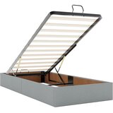  Okvir kreveta bez madraca svjetlosivi 90x200 cm od tkanine | shoptok.hr