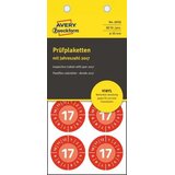 Avery Zweckform Kontrolne etikete z letnico, &amp;Oslash; 30 mm, rdeče Slike