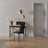  Set od 4 crne baršunaste stolice za blagovaonicu i dnevni boravak ModernHome | shoptok.hr