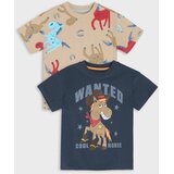 Sinsay Pamučne majice s kaubojskim motivom 2 pack | shoptok.hr