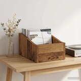 Kutija za LP ploče Staro drvo 23 x 33 x 16 cm Konstruirano drvo | shoptok.hr