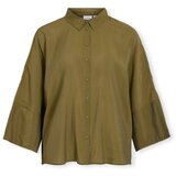 Vila Topi & Bluze Aspyn 3/4 Loose Shirt - Capulet Olive Zelena | Shoptok.si