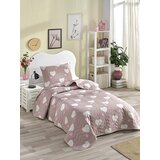 Hanah home komplet posteljina za single krevet Roze-Bela