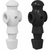  Igrači za stolni nogomet 24 pcs Crna i bijela HIPS | shoptok.hr