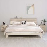 vidaXL Nočna omarica 2 kosa medeno rjava 40x35x44,5 cm trdna borovina Cene