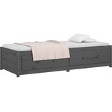  Dnevni ležaj sivi 90 x 200 cm od masivne borovine | shoptok.hr