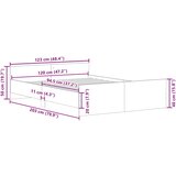  Okvir kreveta bez madraca staro drvo 120x200 cm | shoptok.hr