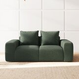 Rodier Zelena sedežna garnitura iz tkanine bouclé 212 cm Monce – | Shoptok.si