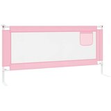  Sigurnosna ograda za dječji krevet ružičasta 200x25 cm tkanina | shoptok.hr