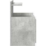  Noćni ormarići 2 kom s 2 ladice betonsko sive boje 40x36 5x62 cm - Beton siva 2 | shoptok.hr