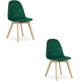 Bora stolica - tamnozeleni baršun x 2 | shoptok.hr