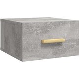  Zidni noćni ormarići 2 kom Siva betona 35 x 35 x 20 cm | shoptok.hr