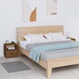 vidaXL Nočna omarica 2 kosa medeno rjava 40x34x45 cm trdna borovina Cene