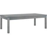  Klubska mizica 100x50x33 cm siv trakacijev les | Shoptok.si