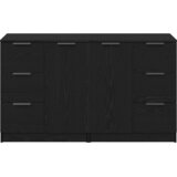  Kreveta Crni hrast 120 x 30 x 70 cm Konstruirano drvo | shoptok.hr