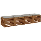  Jastučići za sjedenje SOEST 4 kom. 100% poliester Siva | Shoptok.si