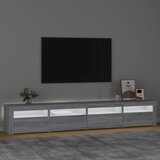 TV ormarić s LED svjetlima boja hrasta sonome 240x35x40 cm | shoptok.hr