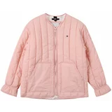 Tommy Hilfiger Prehodna jakna marine / roza / rdeča / bela