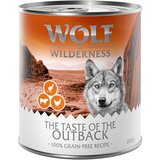 Wolf of Wilderness Ekonomično pakiranje "The Taste Of" 12 x 800 g - NOVO: The Outback - piletina, govedina, KLOKAN | shoptok.hr