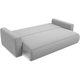 Makamii Svijetlo siva baršunasti sklopiva/s prostorom za odlaganje sofa 238 cm Kapua – | shoptok.hr
