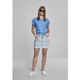 UC Ladies Women's T-shirt with extended shoulder horizontal blue Cene