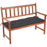  Klupa s jastukom 120 cm od masivnog bagremovog drva | shoptok.hr