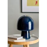 Bloomingville Temno modra namizna svetilka s steklenim senčilom (višina 26,5 cm) Paddy – | Shoptok.si