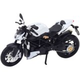 Metalni motor za igro z zvočnimi in svetlobnimi učinki 1:12 - bela/črna | Shoptok.si