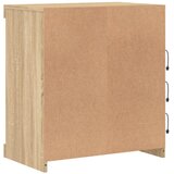  Komoda s LED svjetlima boja hrasta sonome 60,5x37x67 cm | shoptok.hr
