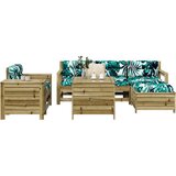  7-dijelni set vrtnih sofa od impregnirane borovine Cijene