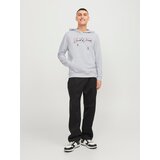 Jack & Jones Sweater majica 'ZURI' morsko plava / crvena / bijela melange | shoptok.hr