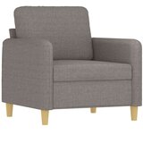  3-dijelni set sofa s jastucima smeđesivi od tkanine | shoptok.hr
