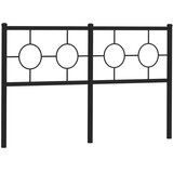  Metalno zamjensko uzglavlje crno 150 cm | shoptok.hr