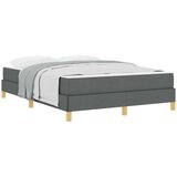 vidaXL Postelja z vzmetnico z vzmetnico Temno siva 140 x 190 cm blago, (5000128221) | Shoptok.si