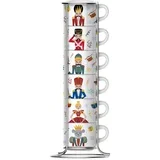 Bialetti set 6 sloÅ¾ivh Å¡oljica OraÅ¡ar