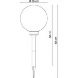 Globo SOLARNA SVETILKA 25/68 cm | Shoptok.si