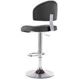  Barski stolček sivo umetno usnje, (20700209) | Shoptok.si